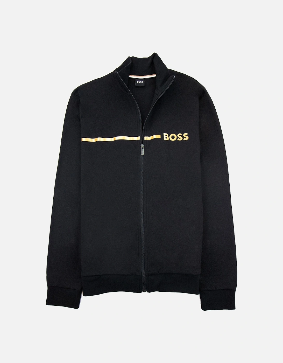 Stripe Logo Tracksuit Jacket Black 001