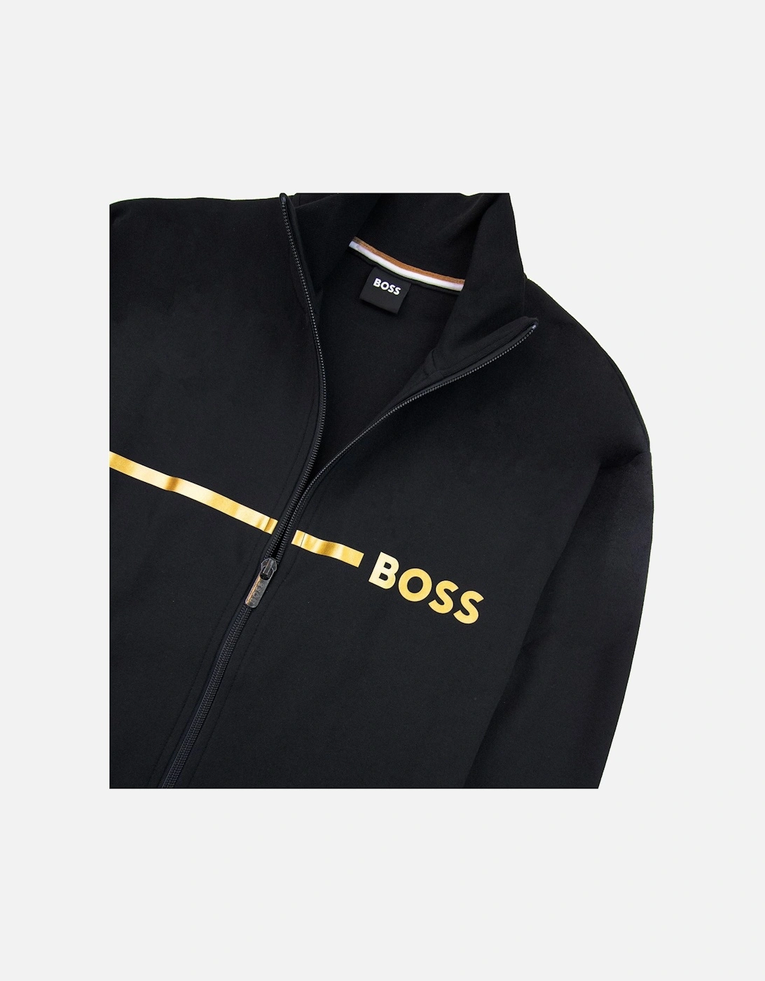 Stripe Logo Tracksuit Jacket Black 001