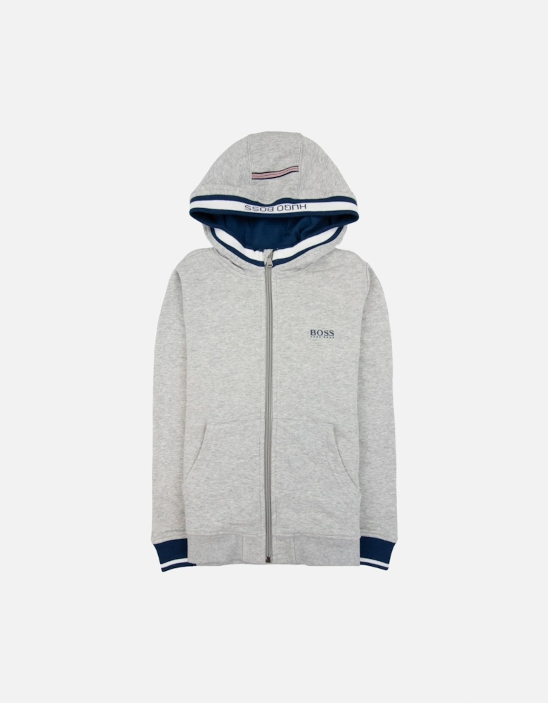 Kids Fleece Hoody Light Grey
