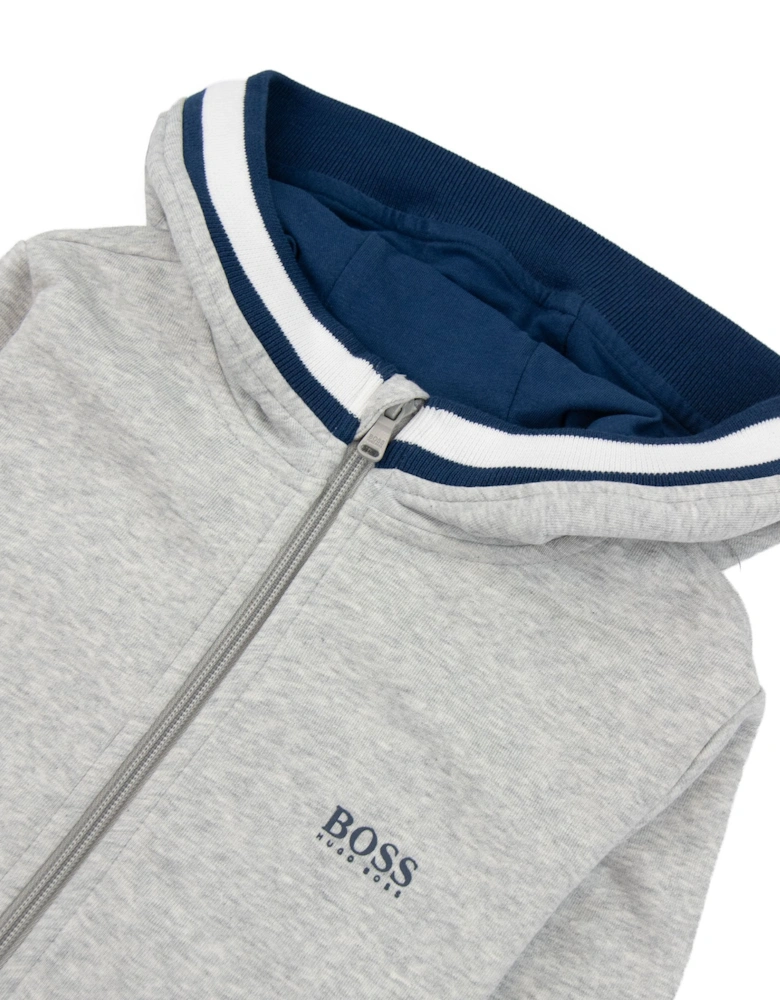 Kids Fleece Hoody Light Grey