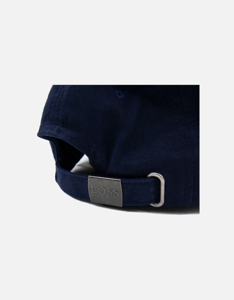 Kids Embroidered Logo Cap Navy