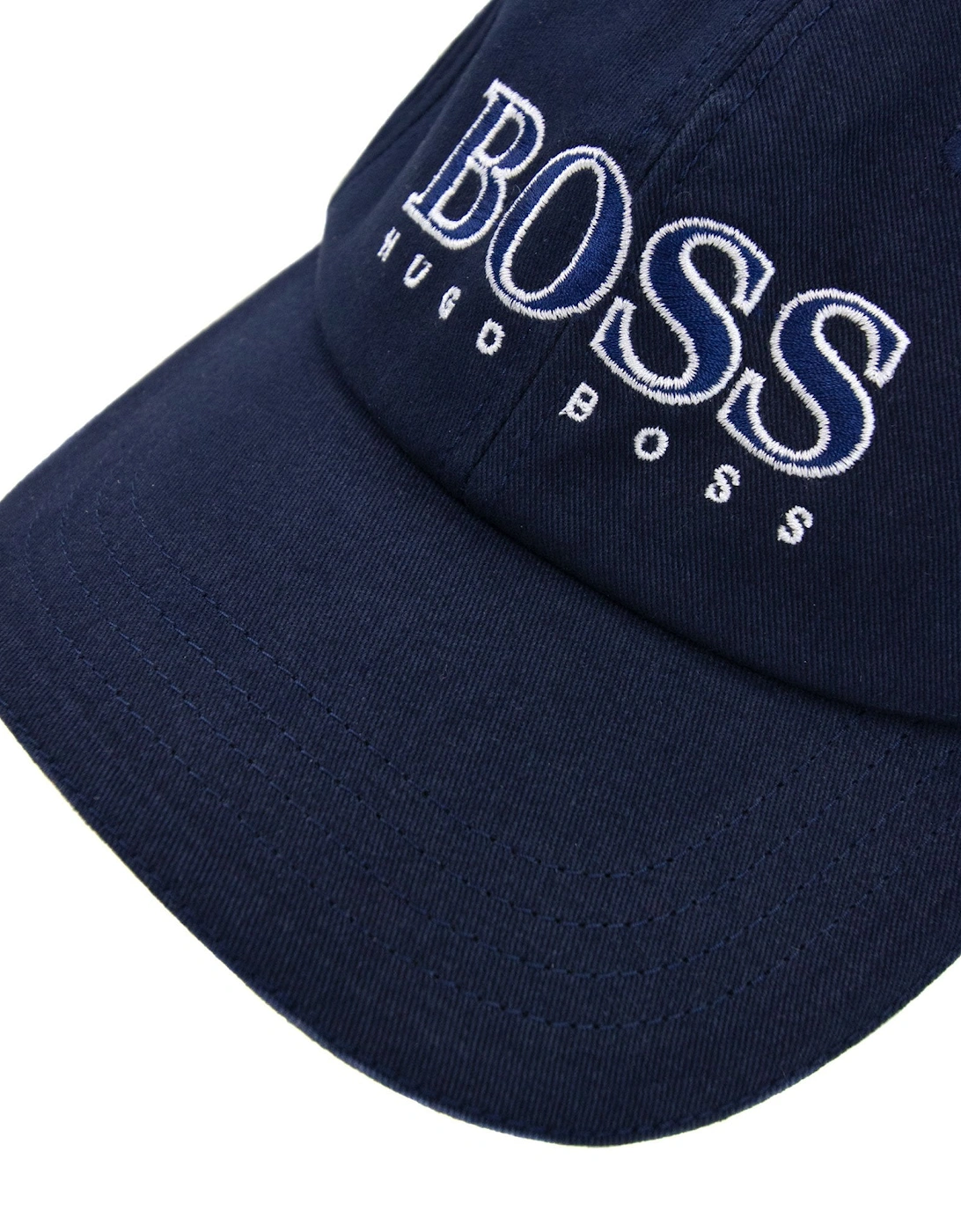 Kids Embroidered Logo Cap Navy