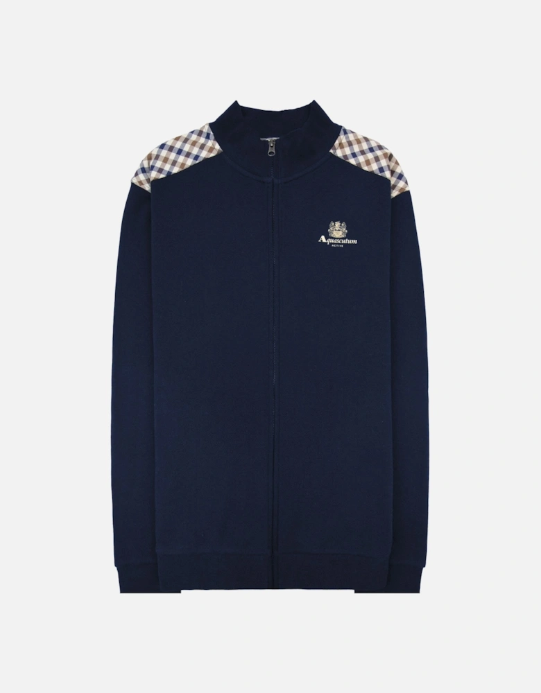 Cc Shoulder Fz Fleece Funnel Neck Navy 11