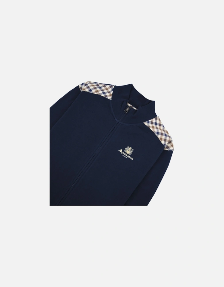 Cc Shoulder Fz Fleece Funnel Neck Navy 11