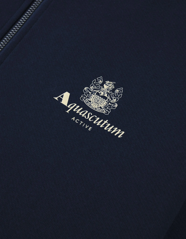 Cc Shoulder Fz Fleece Funnel Neck Navy 11