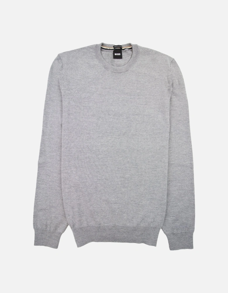 Botto-l Embroidered Logo With Responsible Wool Swe Grey 041