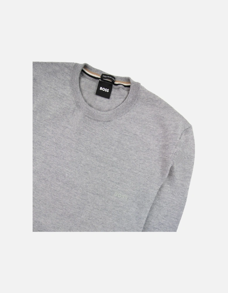 Botto-l Embroidered Logo With Responsible Wool Swe Grey 041