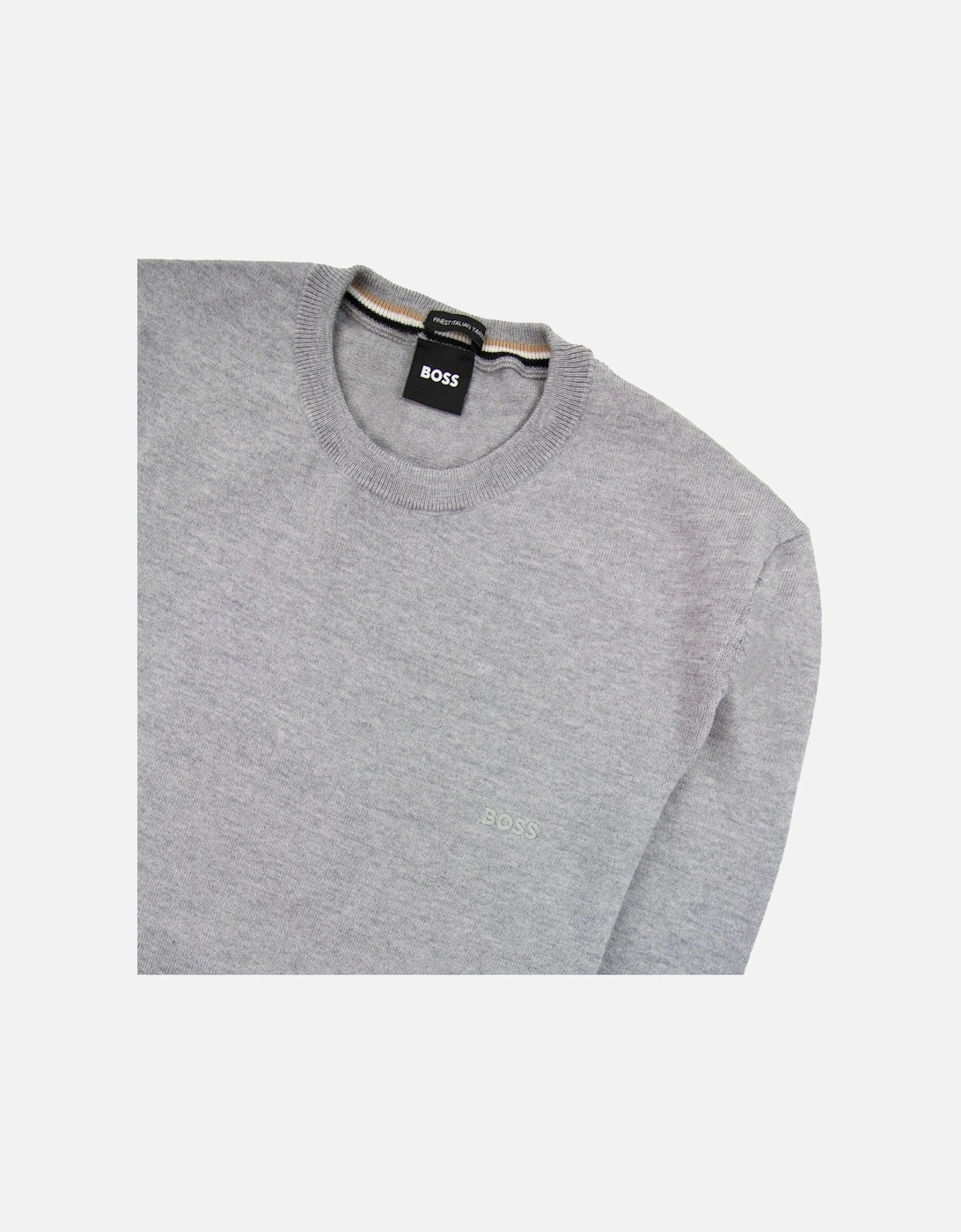 Botto-l Embroidered Logo With Responsible Wool Swe Grey 041