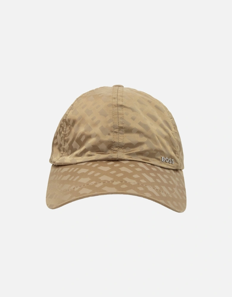 Zed M Monogram Logo Cap Medium Beige 260