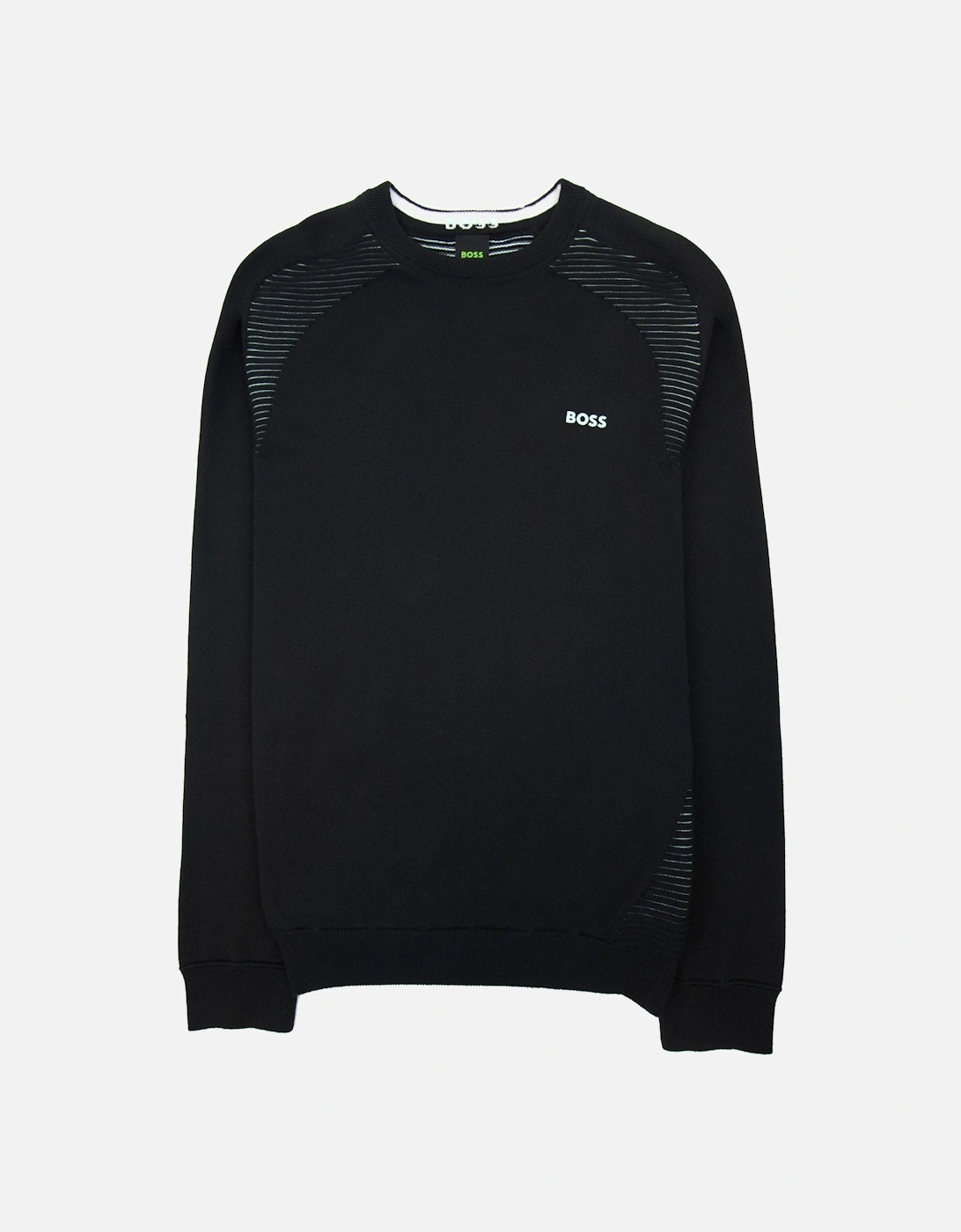 Ramal Two Tone Stripes Sweater Black 001, 5 of 4