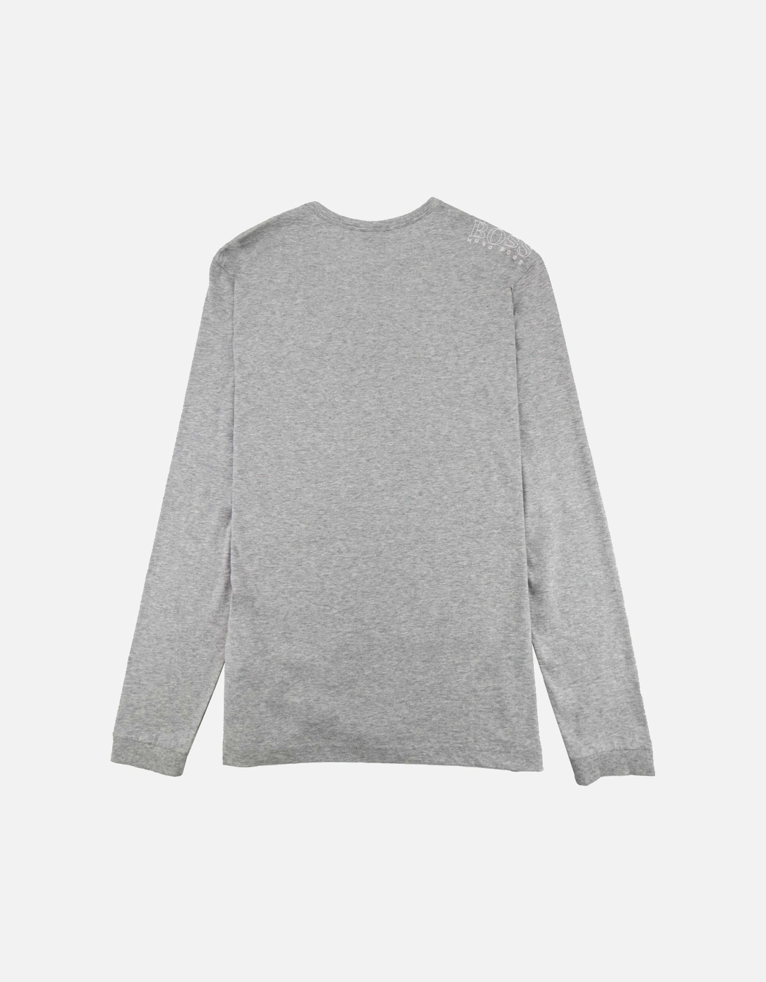 Small Logo Long Sleeve Top Grey