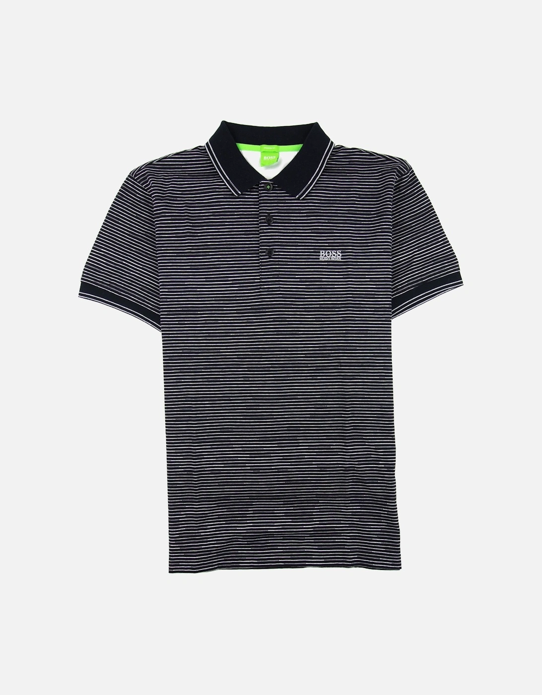 Paddy 2 Stripe Polo Black, 3 of 2