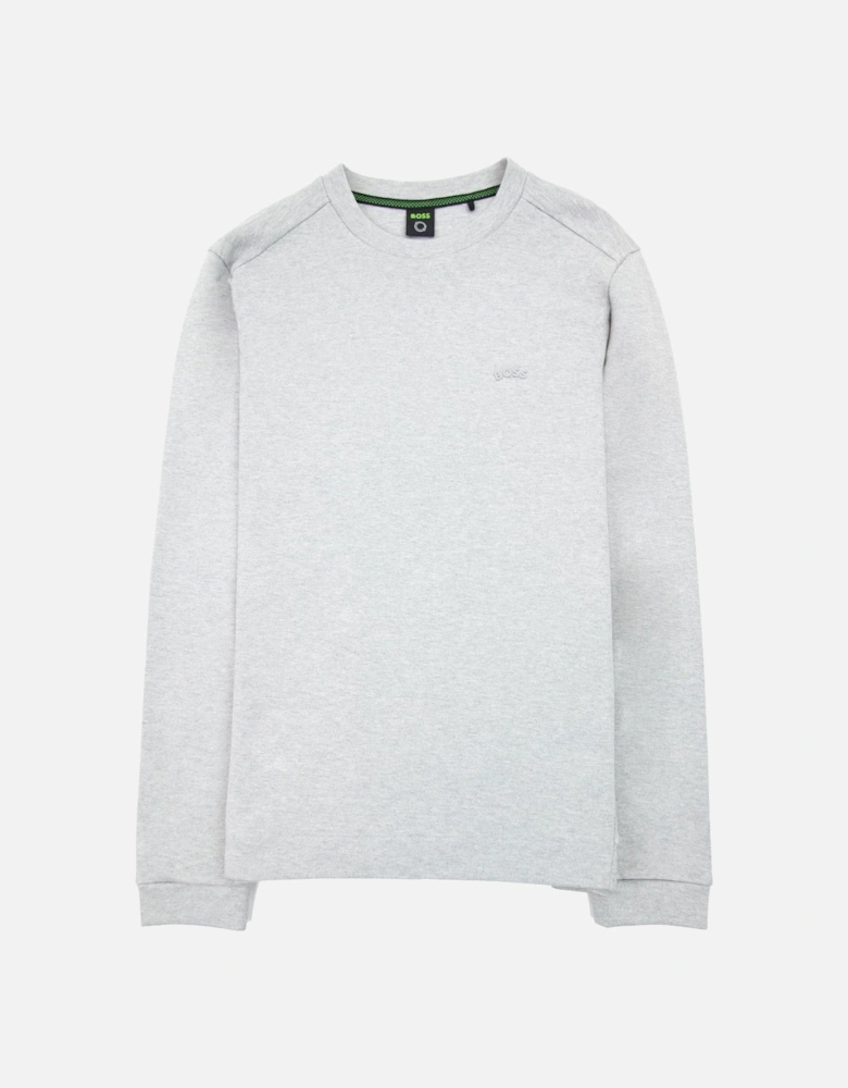 Salbo Curved Logo Sweatshirt Grey 059