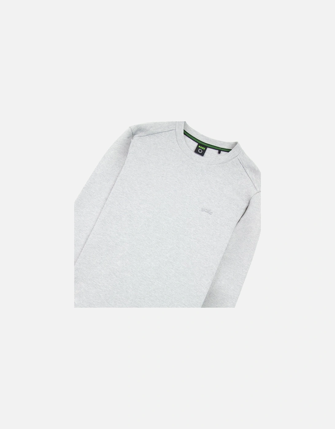 Salbo Curved Logo Sweatshirt Grey 059