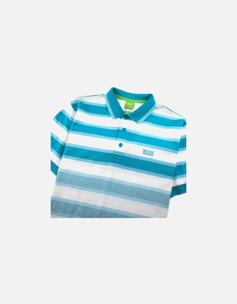 Paddy 1 Striped Short Sleeve Baby Blue