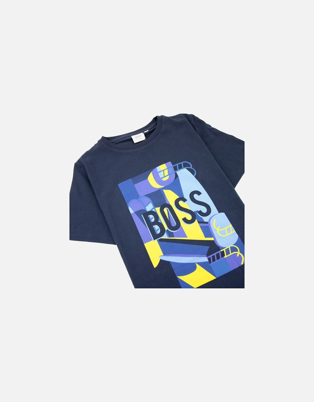 Kids Cargo Short Sleeve T Shirt Navy