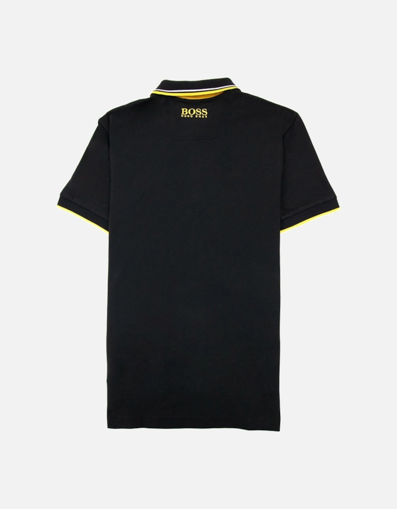 Paddy Pro Golf Polo Shirt Black 001