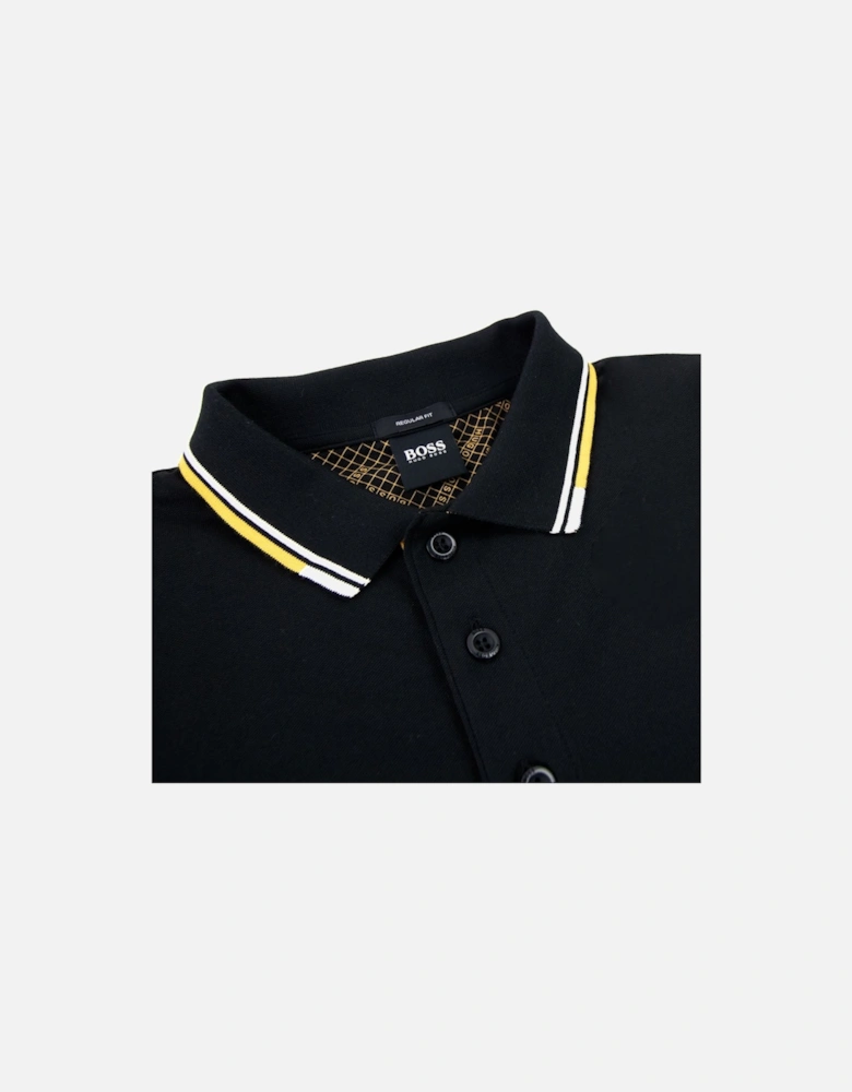 Paddy Pro Golf Polo Shirt Black 001