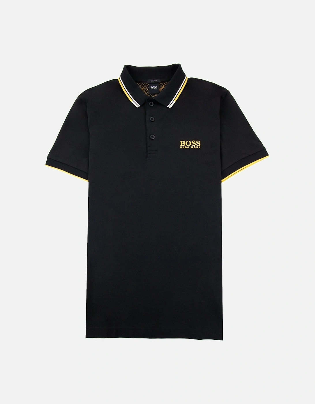 Paddy Pro Golf Polo Shirt Black 001, 6 of 5