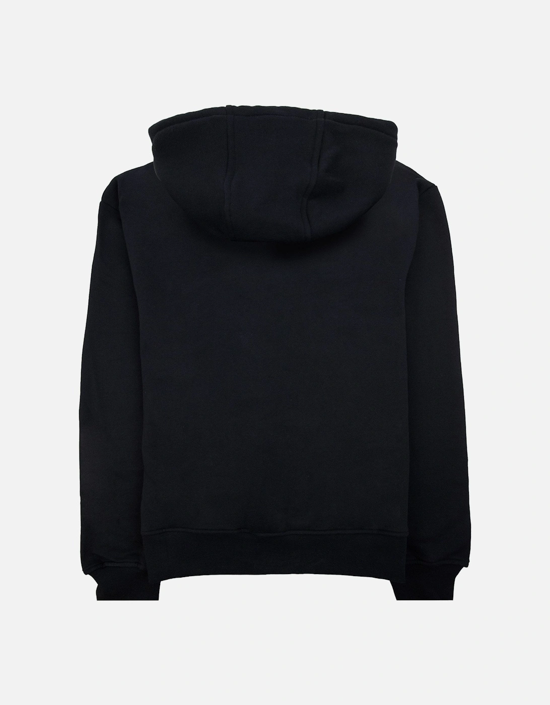 Small Logo Full Zipped Hoodie Black 16