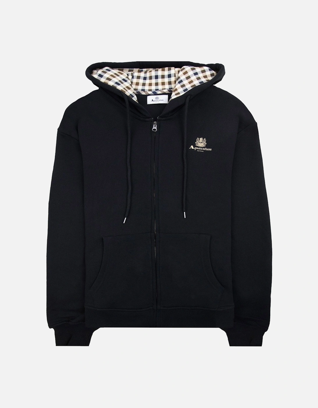 Small Logo Full Zipped Hoodie Black 16, 6 of 5