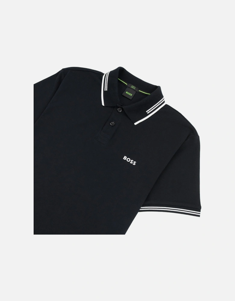 Paul Slim Fit Polo Black 001