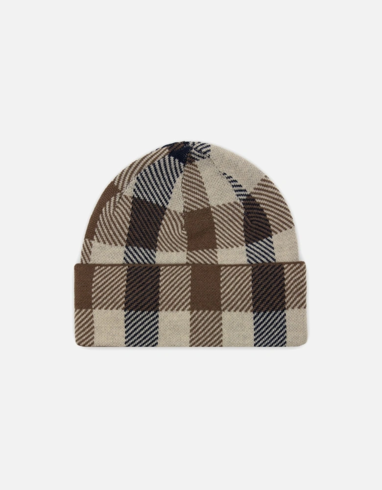 Active Macro Check Beanie Macro Club