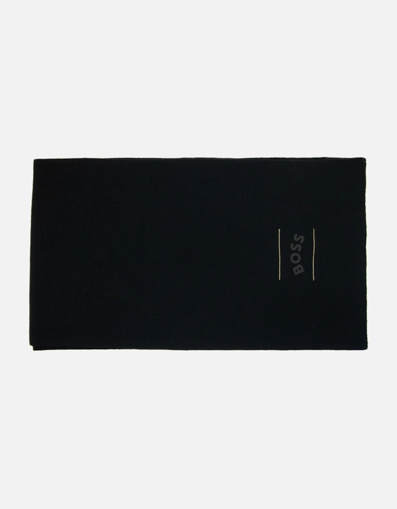 Aride Logo Scarf Black 001