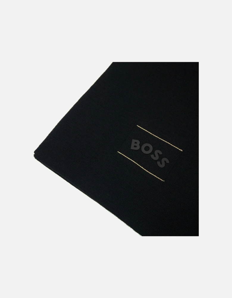 Aride Logo Scarf Black 001