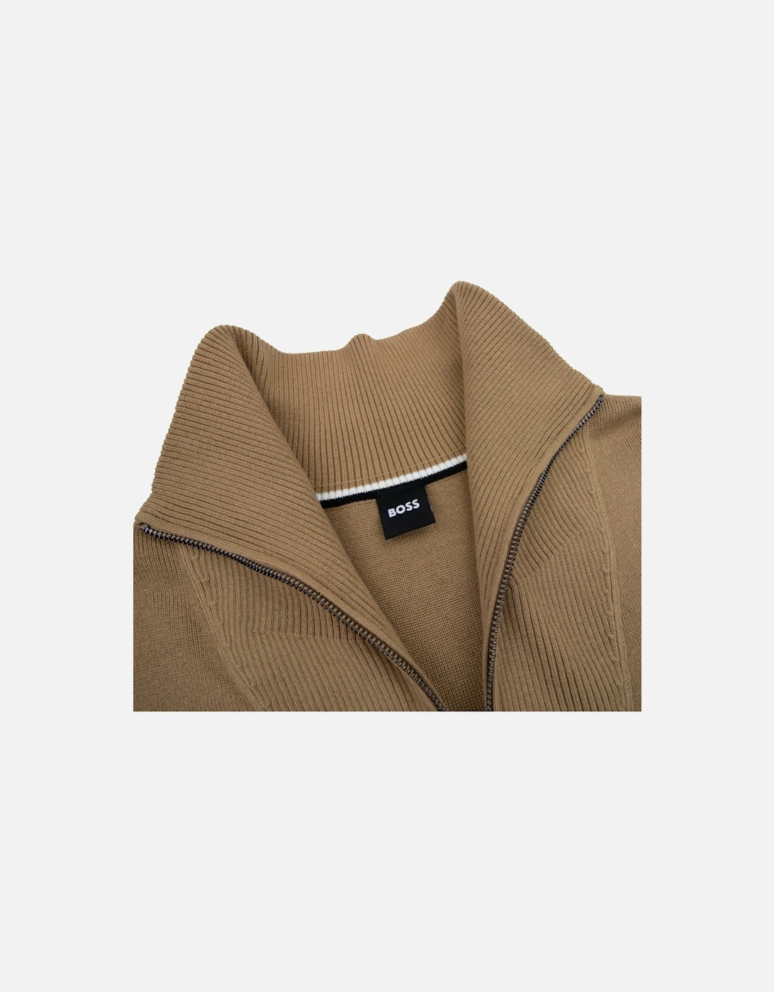 Lantonio Half Zip Sweater Beige