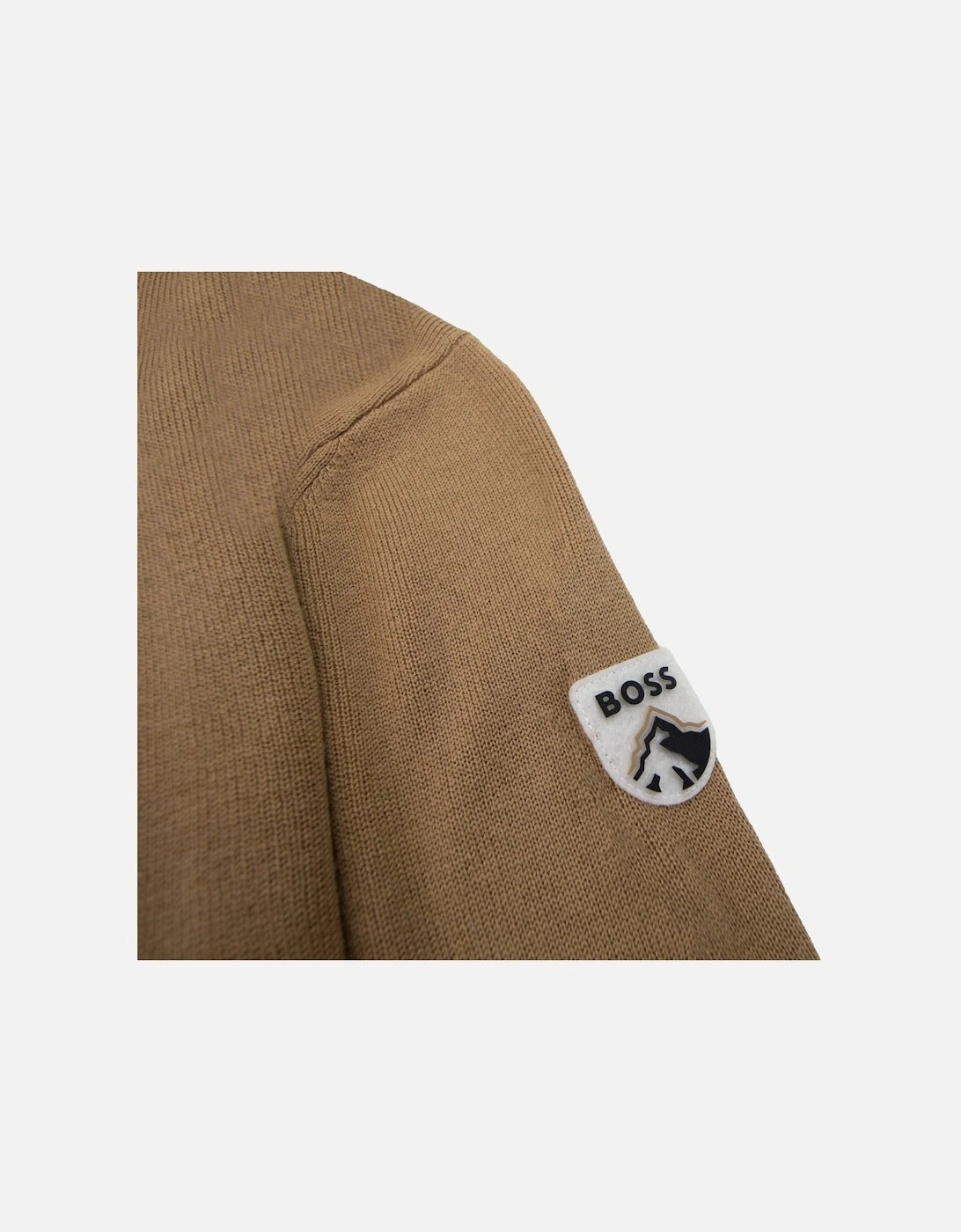 Lantonio Half Zip Sweater Beige