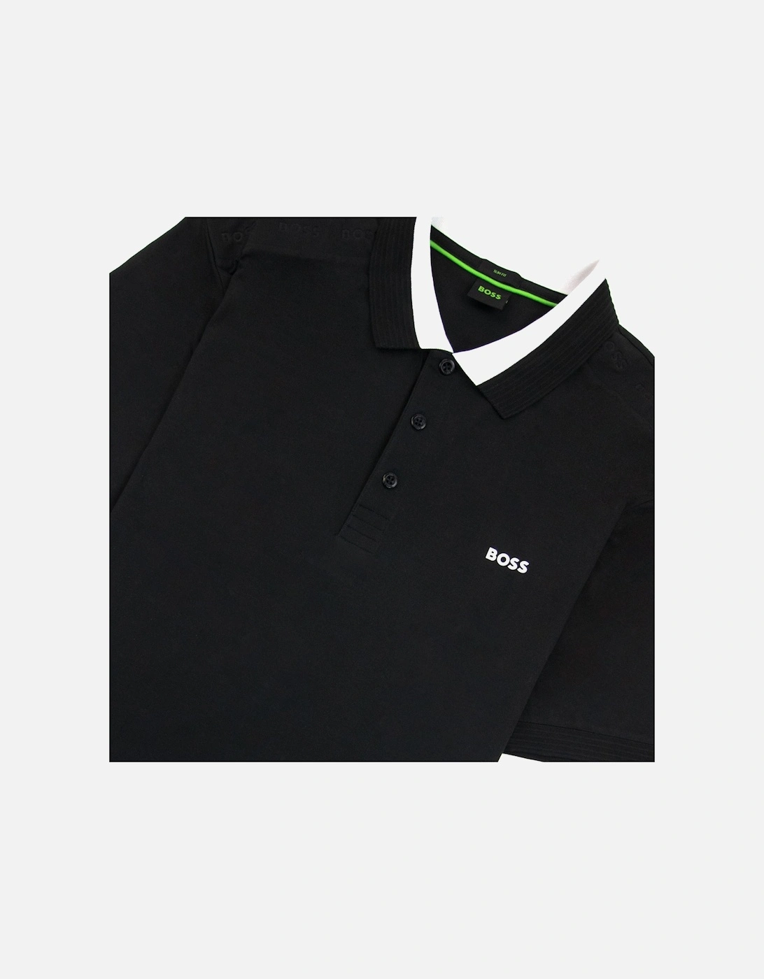 Paule Insert Logo Polo Shirt Black 001