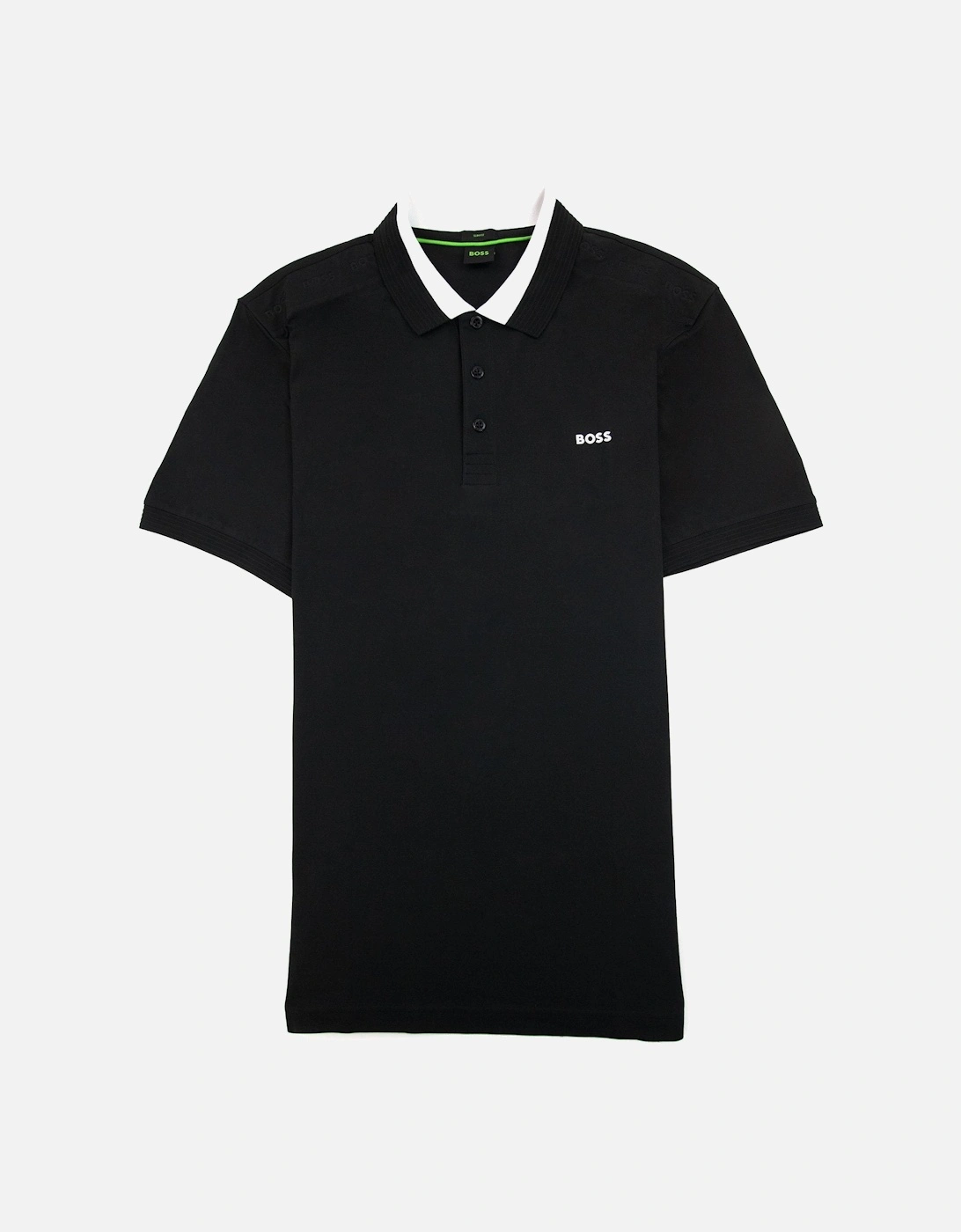 Paule Insert Logo Polo Shirt Black 001, 5 of 4