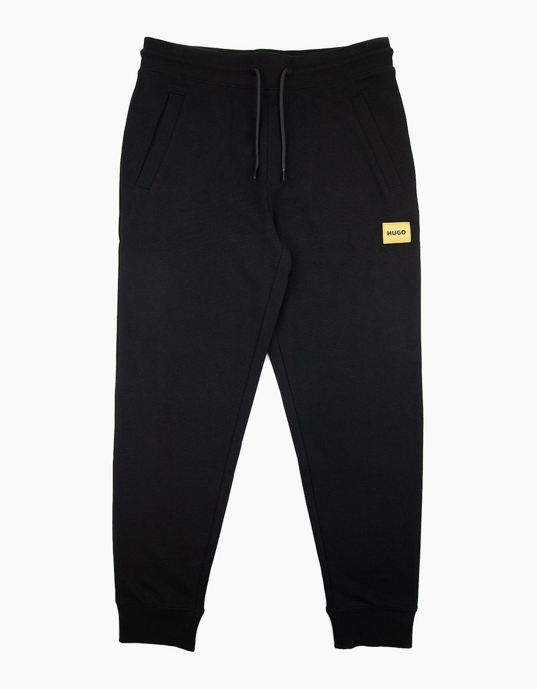 Men's Hugo Doak_g Foil Print Track Pants Black 001 - Size: 44/32