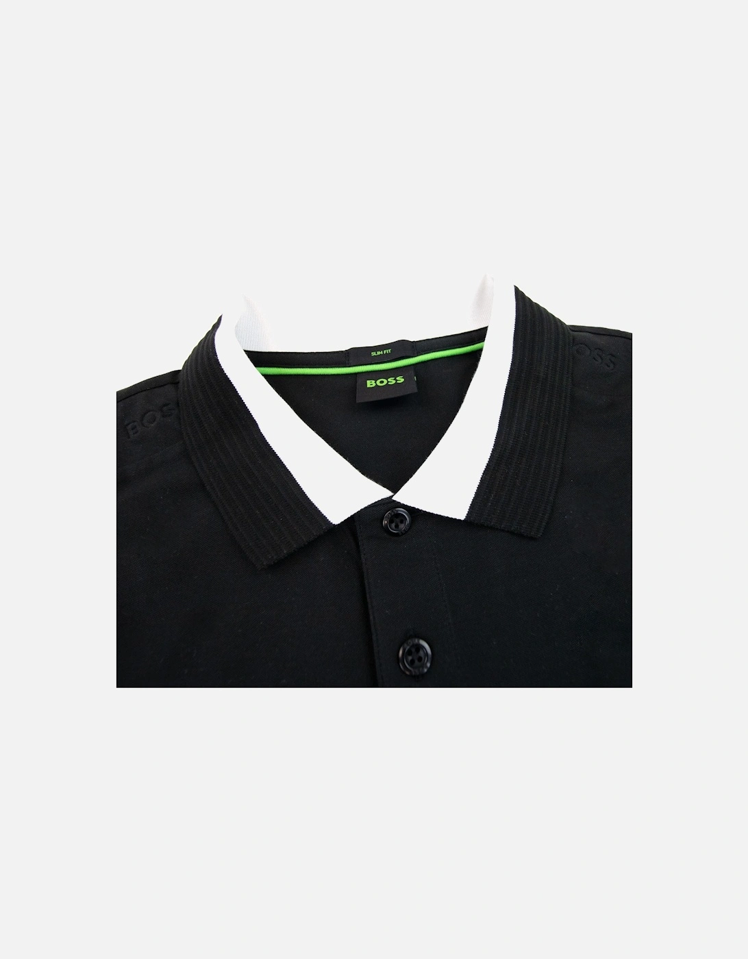 Paule Insert Logo Polo Shirt Black 001