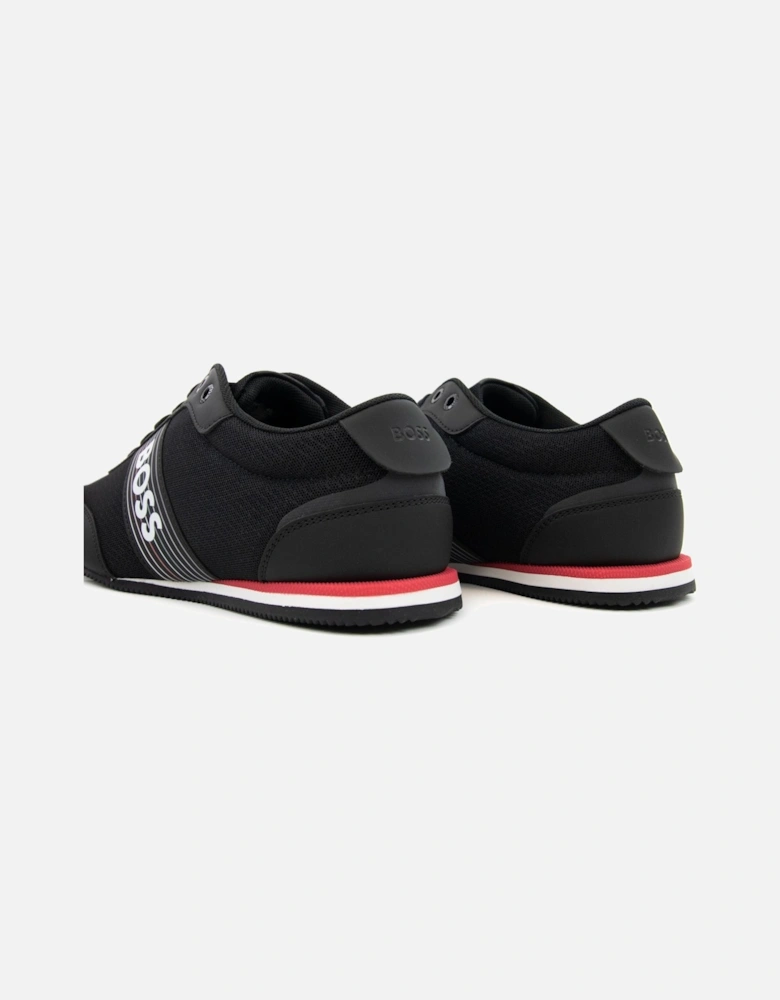 Rusham Seasonal Logo Stripe Trainer Charcoal 016