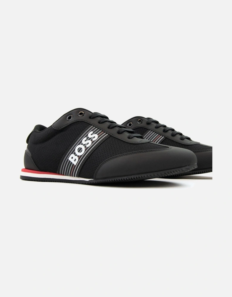 Rusham Seasonal Logo Stripe Trainer Charcoal 016