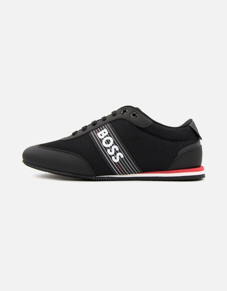 Rusham Seasonal Logo Stripe Trainer Charcoal 016