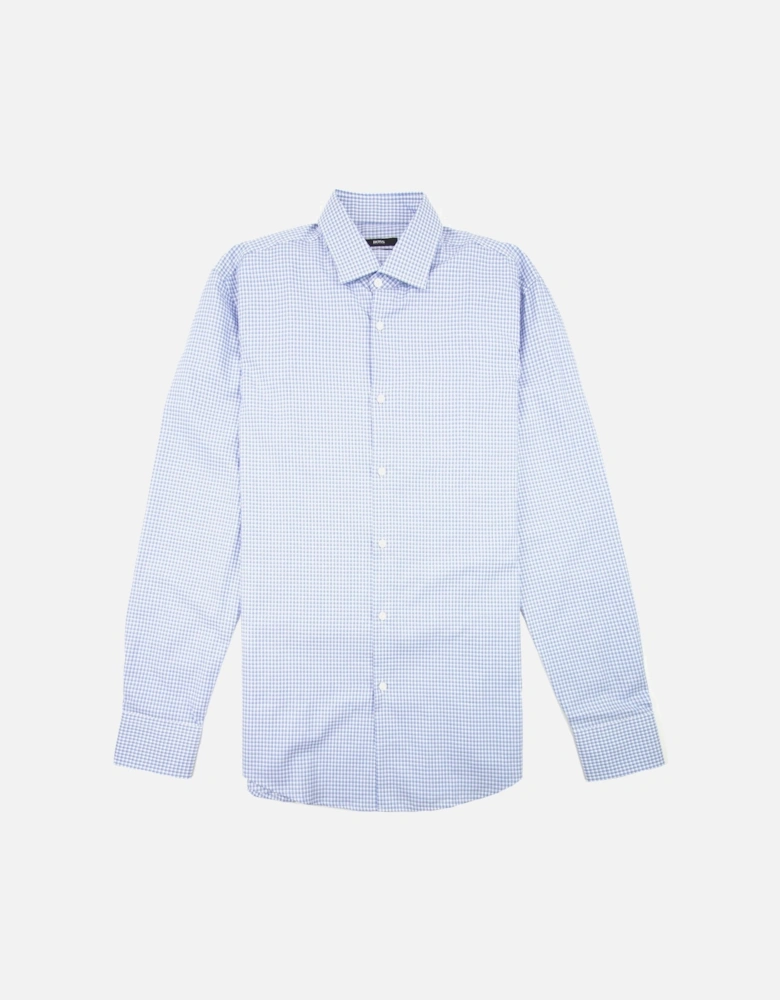 Jenno Check Shirt Sky Blue