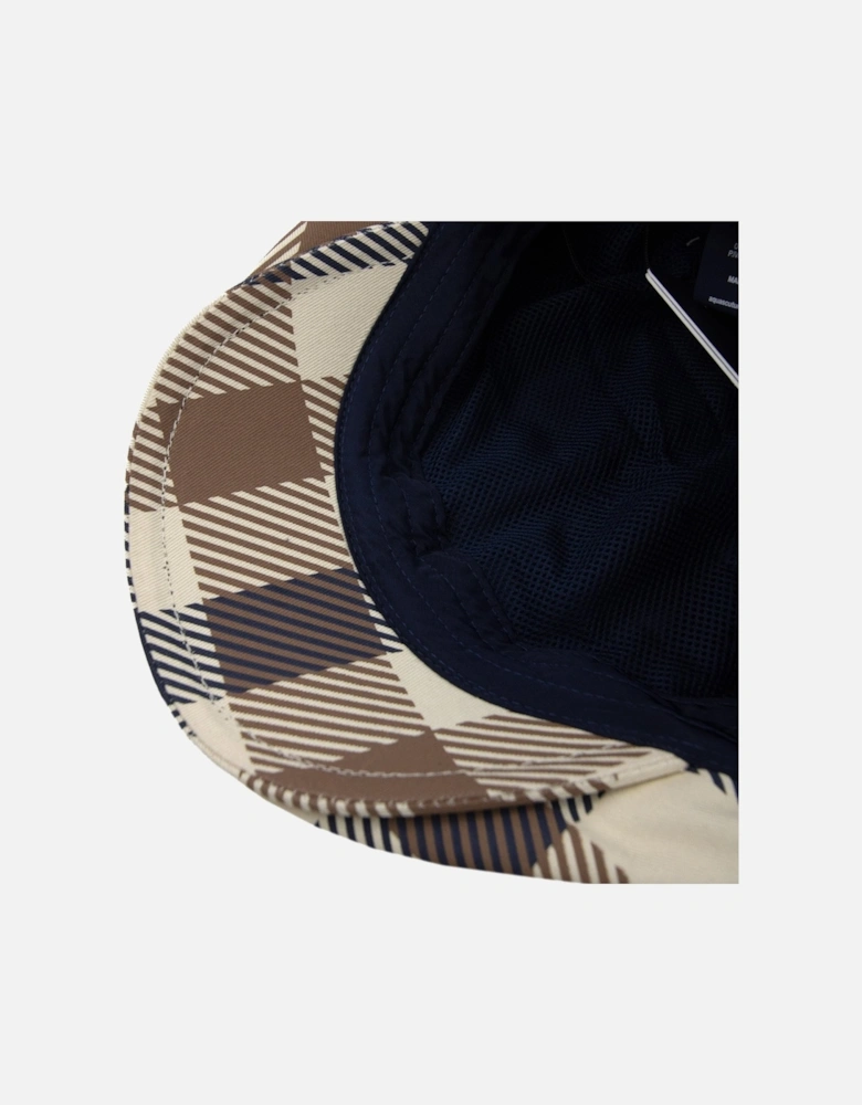 Macro Iconic Flat Cap Macro Club Check 30