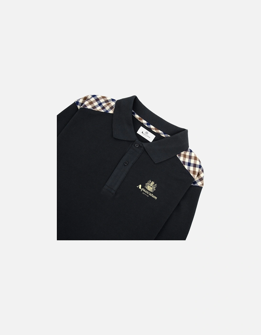 Stripes Piquet L/s Polo Black 16