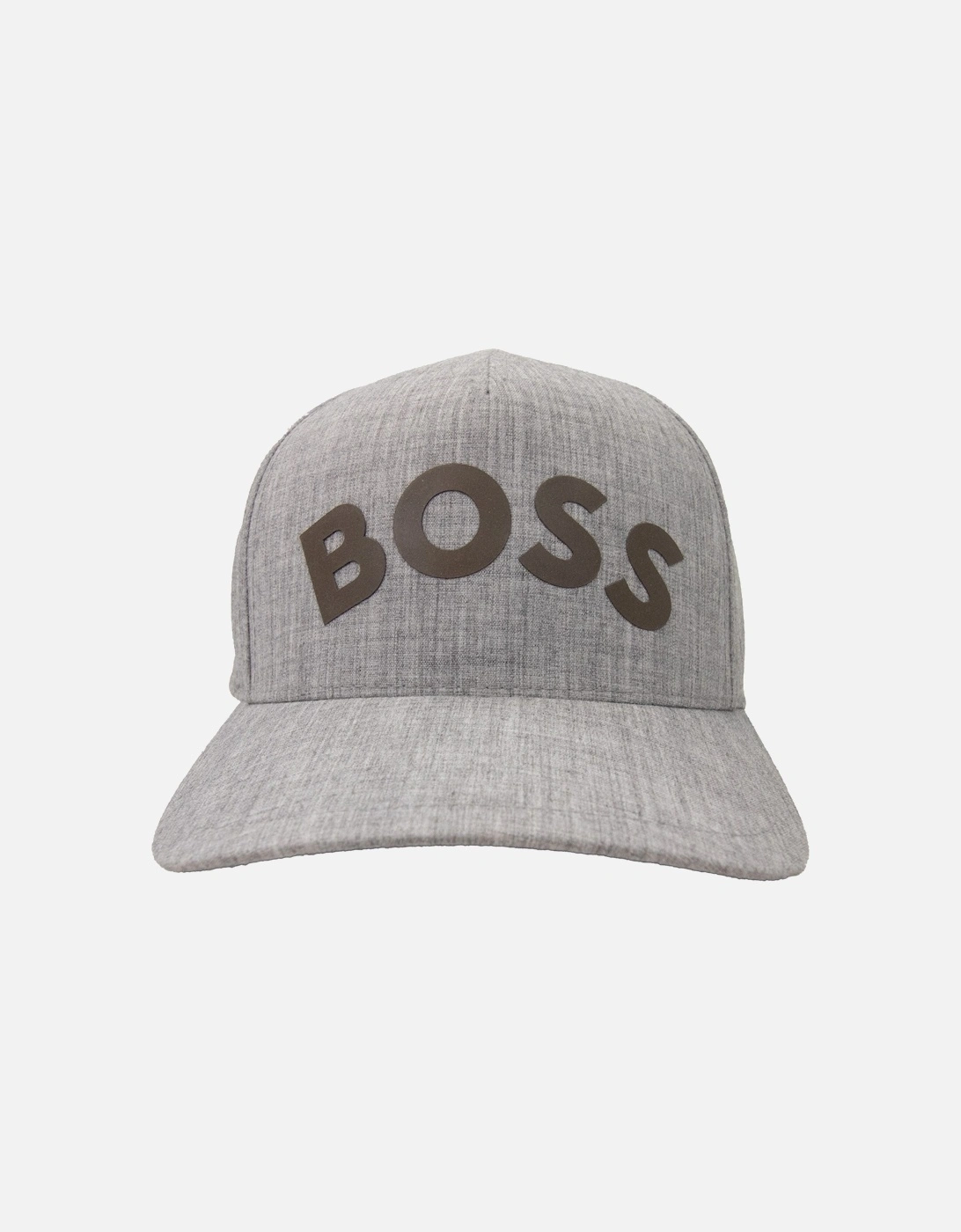 Curved Gold Bold Logo Cap Grey 059, 6 of 5
