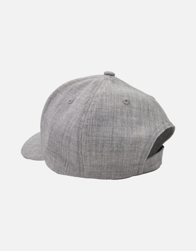 Curved Gold Bold Logo Cap Grey 059