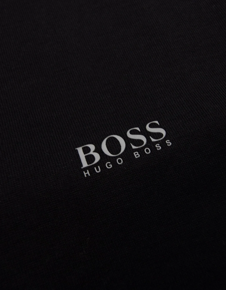 Sweat Half Zip Logo Jumper Black 001