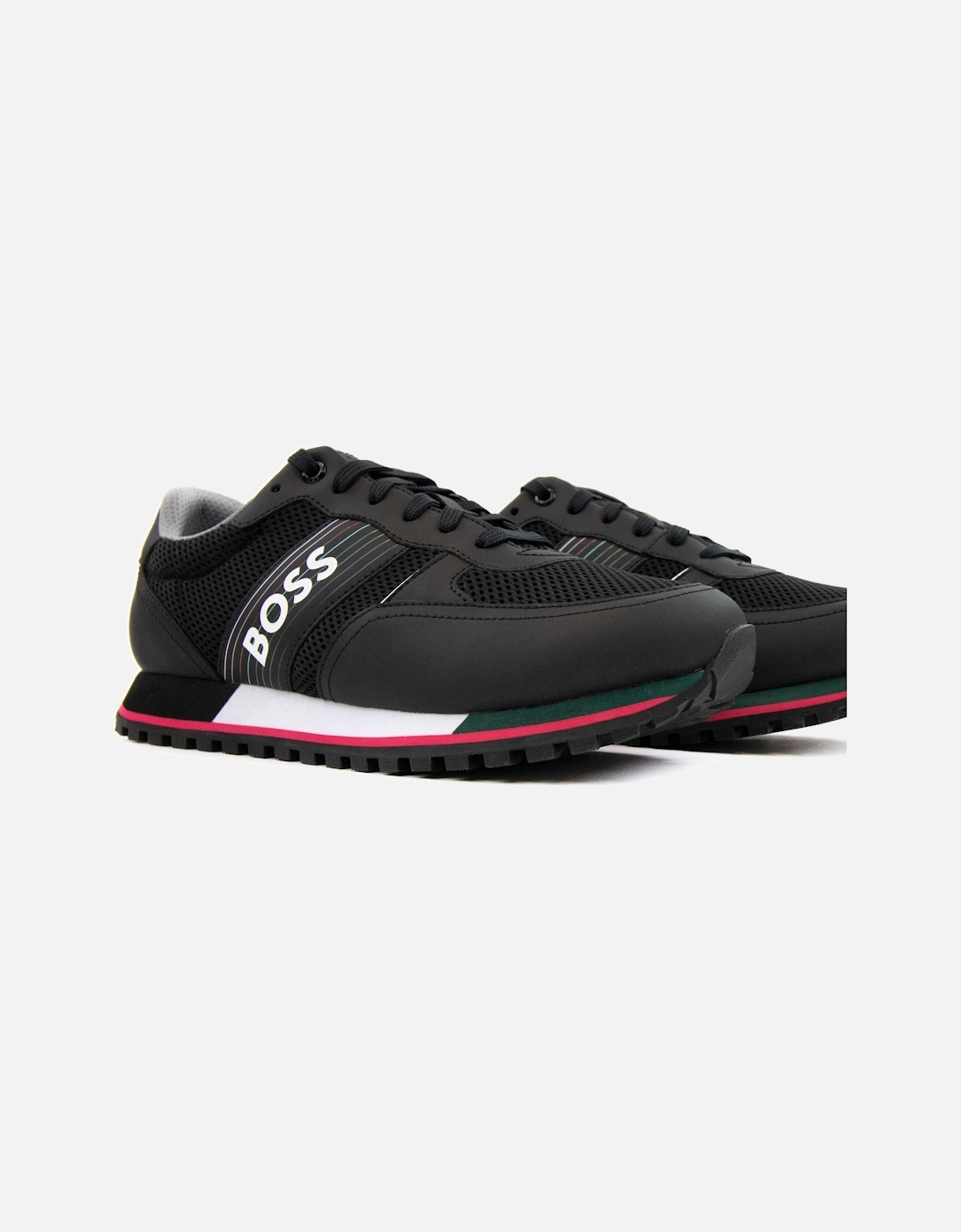 Parkour Seasonal Logo Stripe Trainers Charcoal 016