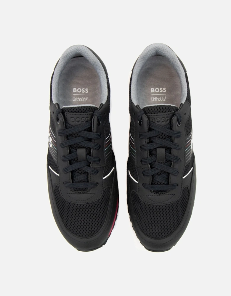 Parkour Seasonal Logo Stripe Trainers Charcoal 016