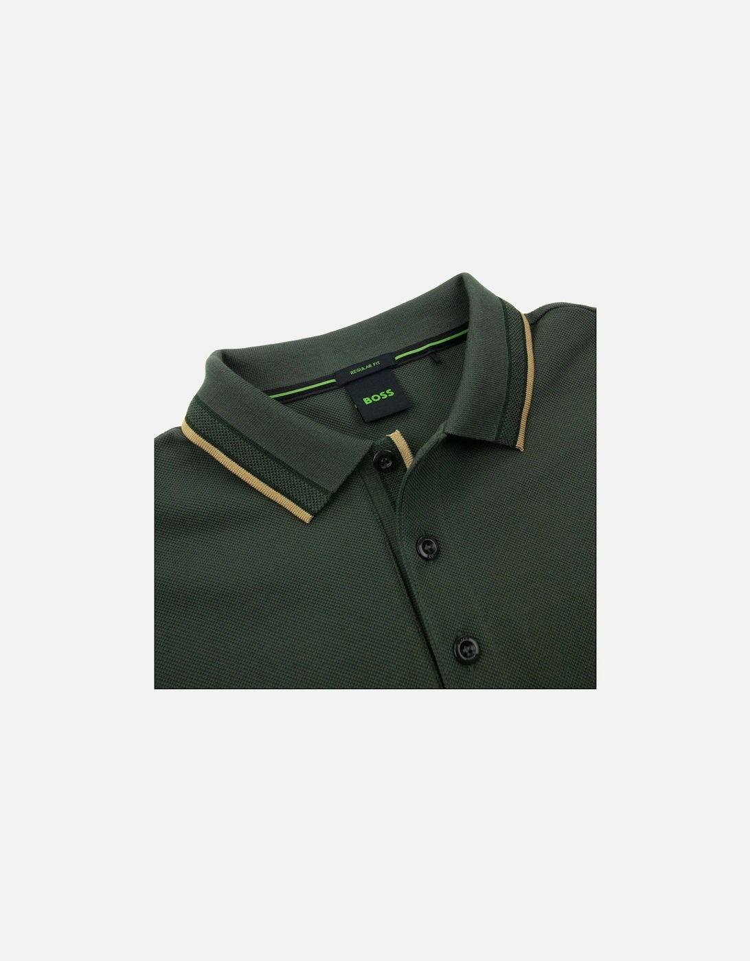 Embroidered Logo Paddy Polo Green 379