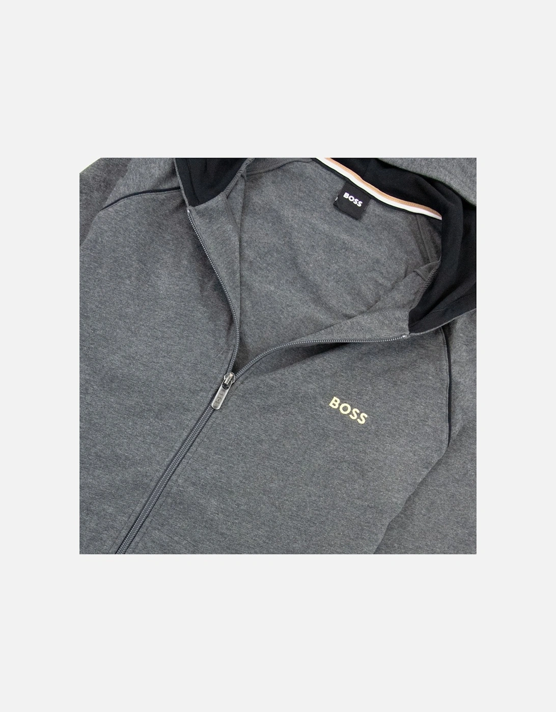 Mix & Match Logo Zip Up Jacket Dark Grey 010