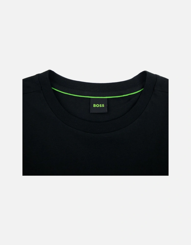 Tee 1 Logo Printed T Shirt Black 001