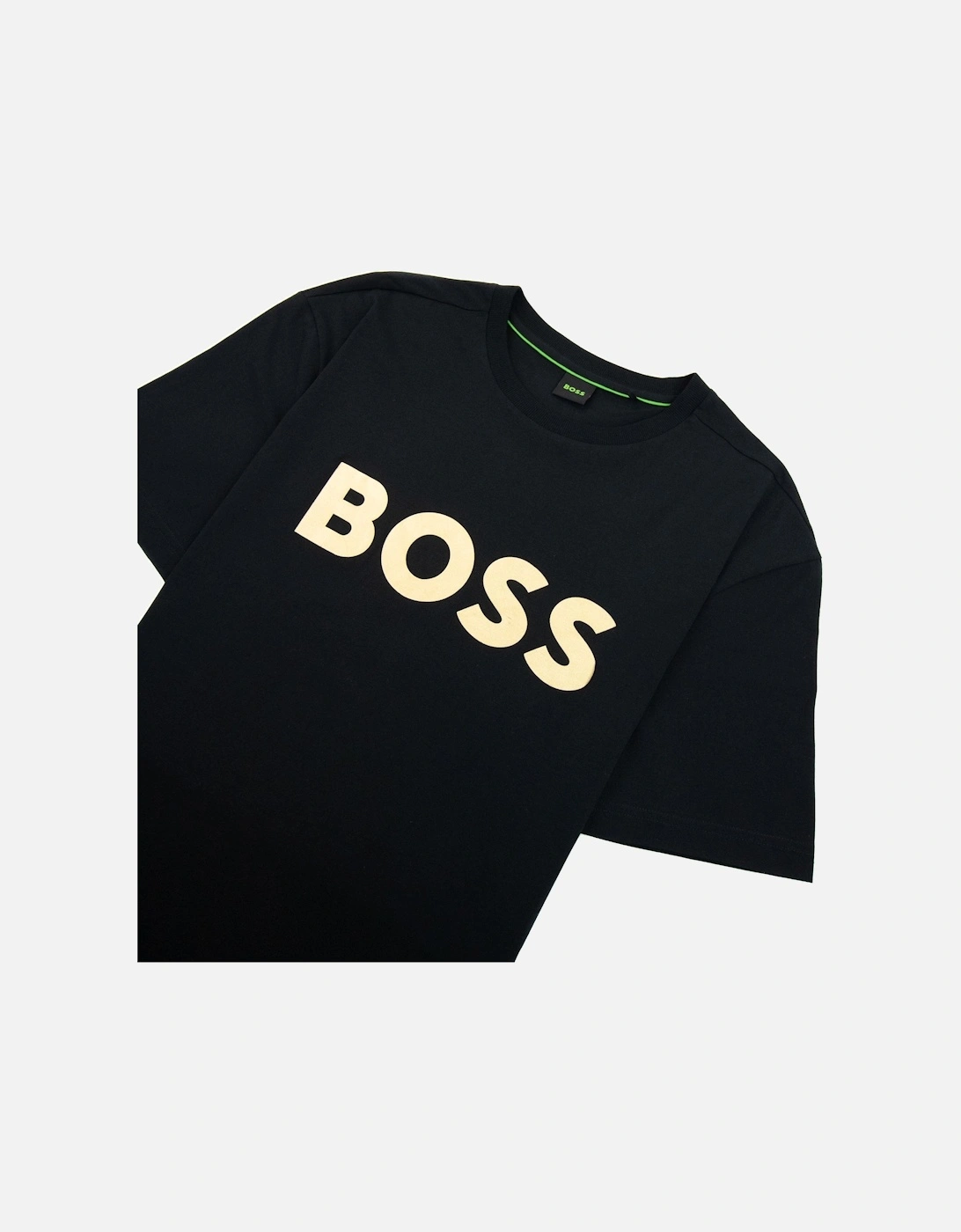 Tee 1 Logo Printed T Shirt Black 001